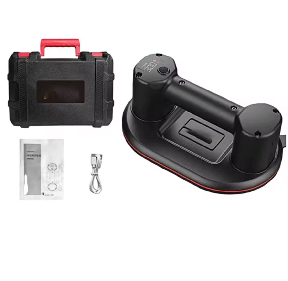 Elektrische vacuümzuignap 300 kg op accu – industriële kwaliteit